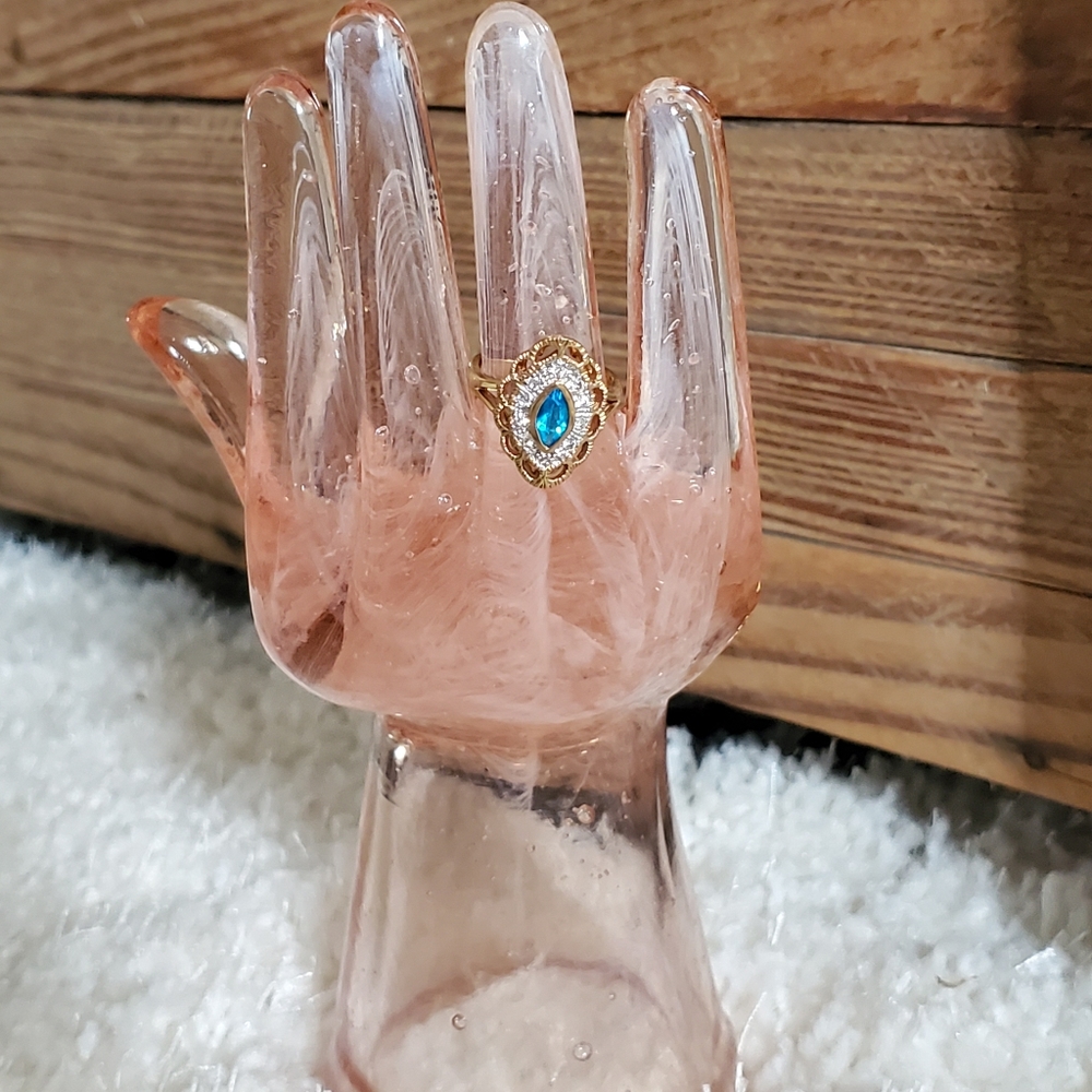 Gold and Blue Ring